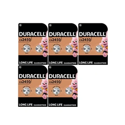 Imagen de 10 pilas Duracell Cr 2450 de litio (5 blísters 2 baterías)