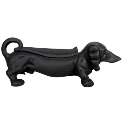 Imagen de Esschert Design LH6Z Dacshund Rascador para Botas, Color Negro, 33 x 13 11,5 cm