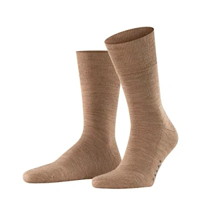 Imagen de FALKE Airport Plus M SO lana algodón unicolor 1 par, Calcetines Hombre, Marrón (Nutmeg Melange 5410), 41 42