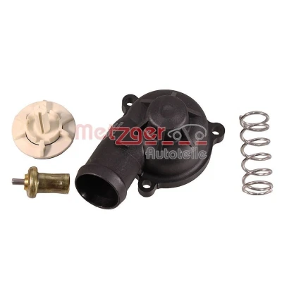 Imagen de METZGER 4006468 Termostato, refrigerante 83 con muelle, sin junta tapa derecha VOLKSWAGEN: Golf 6, 5, Scirocco III, SEAT: Leon II Hatchback