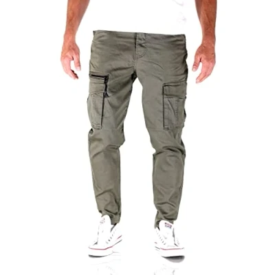 Imagen de Jack &amp; Jones Jjiace Jjdex Tapered Pantalones cargo, Hombre, Talla: 33x36, Dusty olive
