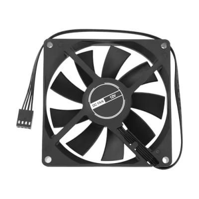 Imagen de the Lord of Tools 1pc Ventilador Caja Computadora 4 Pines Compatible con NOCTUA CHROMAX NF A9x14 HS PWM SSO2 Cojinete 2500 RPM 91,8 X 15,6 Mm Refrigeración Negro