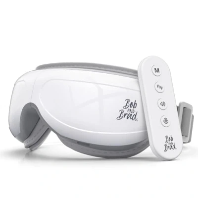 Imagen de BOB AND BRAD masajeador de ojos con control remoto, EyeOasis 2 Plus ocular calor, Compresión aire y Música, masajear por la sequedad ocular, el cansancio las ojeras