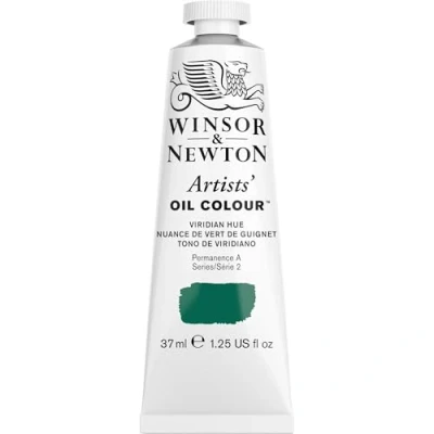 Imagen de Winsor &amp; Newton 1214696 Artists Pintura al Óleo, 37ml Tubo, pigmentos excelentes Tono Viridiano