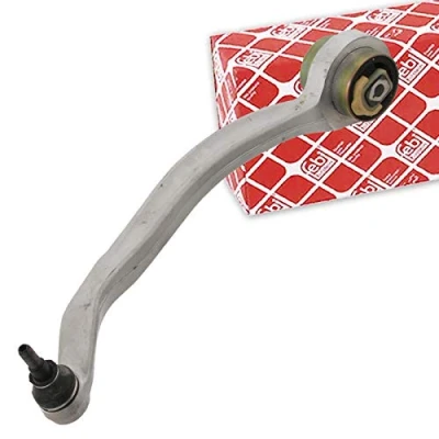 Imagen de FEBI BILSTEIN 11352 Barra oscilante, suspensión de ruedas con apoyo debajo, Eje delantero, izquierda, posterior Brazo oscilante transversal Aluminio