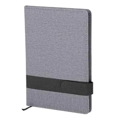 Imagen de Adri Cuaderno A5 Bloc de notas 160 páginas a rayas con cierre magnetico y tapa dura en color gris PU