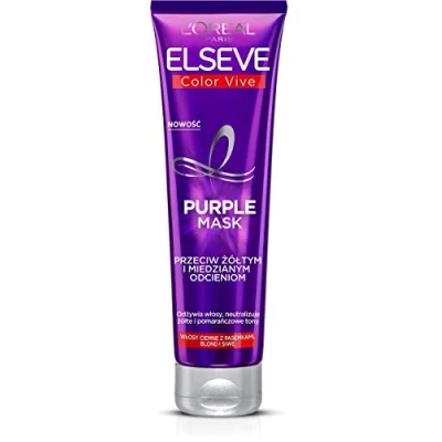 Imagen de ELSEVE COLOR VIVE PURPLE MASK MASKA DO WŁOSÓW PRZECIW ŻÓŁTYM I MIEDZIANYM ODCIENIOM