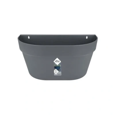 Imagen de elho Loft Urban Wall Basket 40 Jardinera Anthracite Exterior &amp; Balcón L 19.3 x A 39 A18.6 cm