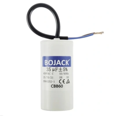 Imagen de BOJACK CBB60 35uf 450V 50/60HZ Condensador de arranque motor, funcionamiento del SH Condensadores, supresión, con alambre