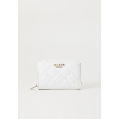 Imagen de Guess Laurel Medium ZIP Around Monedero, Mujer, Talla: One Size, White