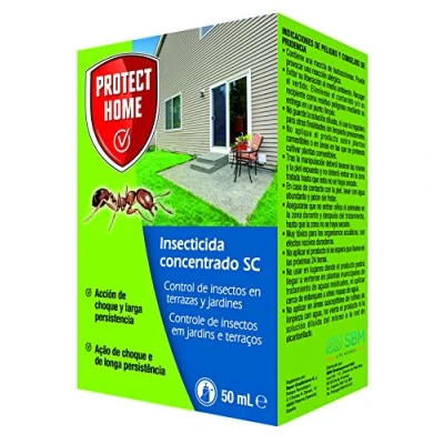 Imagen de PROTECT HOME Insecticida Concentrado para el Control de Insectos en Exteriores, acción Choque y Larga persistencia