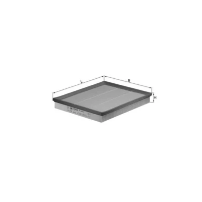 Imagen de MAHLE ORIGINAL LX 876 Filtro de aire 42,3 262 318,0 Cartucho filtrante VOLKSWAGEN: Golf 4, Transporter CADDY 4 Kasten, MERCEDES BENZ: Clase R