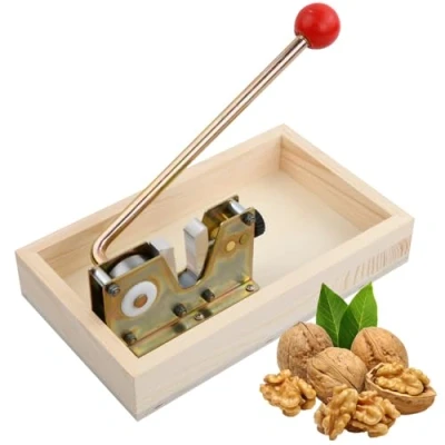 Imagen de Cozlly Cascanueces, Pinzas Manuales para Cascanueces Palanca Mayores y Niños, Ajustadas Casca Almendras, Herramienta Peladora Nueces, Castañas, Avellanas, Almendras