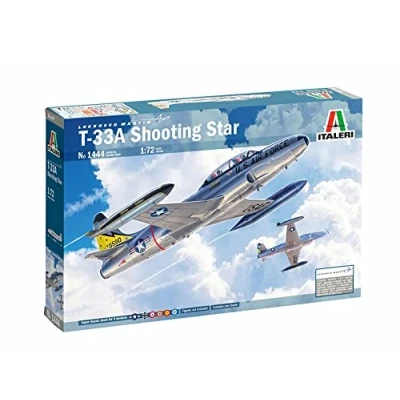 Imagen de Italeri 1:72 T 33A Shooting Star, modelismo, construcción de Modelos, Manualidades, aficiones, Pegar, Kit plástico detallado, Mittel (1444S)