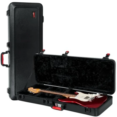 Imagen de Gator Cases Frequent Flyer TSA Estuche de polietileno moldeado ATA Serie para guitarras eléctricas estándar (GTSA GTRELEC)