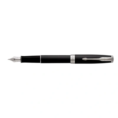 Imagen de Parker Sonnet Matte Black Lacquer CT FP M