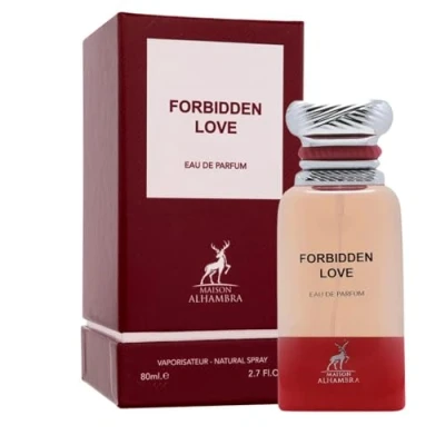 Imagen de Maison Alhambra Forbidden Love Eau de Parfum para hombre, 80 ml, spray