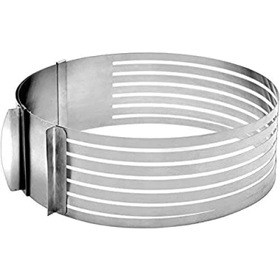Imagen de Ibili GUIA CORTABIZCOCHOS EN Capas XL, Stainless Steel, Plata, 30 x 5 cm