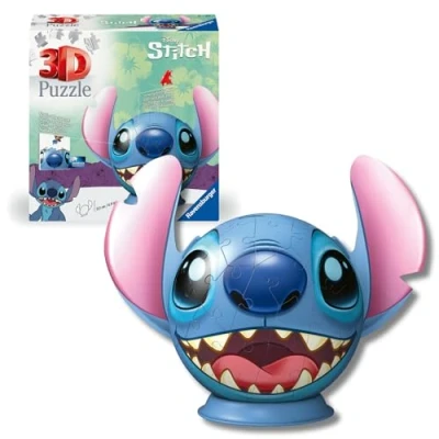 Imagen de Ravensburger Puzzle 3D, Disney: Stitch con Orejas, Maqueta para Adultos y Niños de 6+ Años, Rompecabezas 72 Piezas
