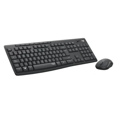 Imagen de Pack Teclado + Ratón Logitech MK295 Silent, Inalámbrico, USB, Teclas acceso directo, numérico, Tecnología Silent Touch, Alcance 10 m, Negro