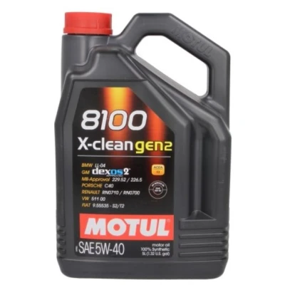 Imagen de Motul X CLEAN GEN2 5W 40 5L Aceite de motor 109762 BMW: 3 Berlina, X5, 5 OPEL: Vivaro A Combi, Astra J Hatchback, H GTC