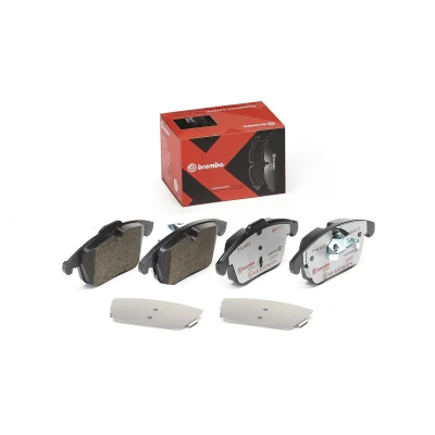 Imagen de BREMBO P 44 020X Juego de pastillas freno excl. contacto avisador desgaste sin accesorios LAND ROVER: Range Rover Evoque, Discovery Sport
