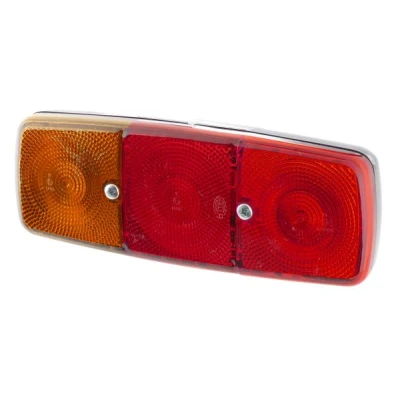 Imagen de HELLA 2SE 001 699 071 Piloto trasero izquierda P21W, R10W negro 12, 24 sin lámparas con junta, portalámparas