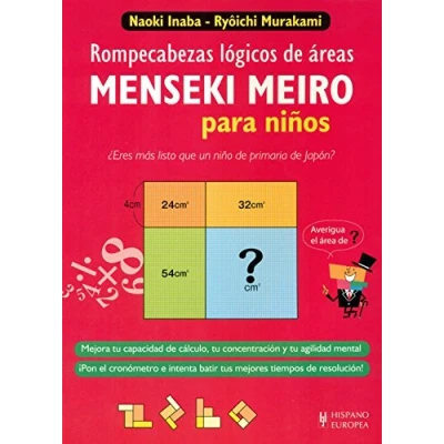 Imagen de Rompecabezas lógicos de áreas. Menseki meiro para niños (SIN COLECCION)
