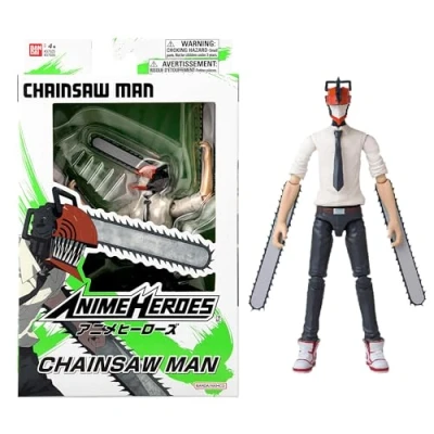 Imagen de BANDAI Anime Heroes Figura Chainsaw Man, 17 cm, Multicolor, 37026