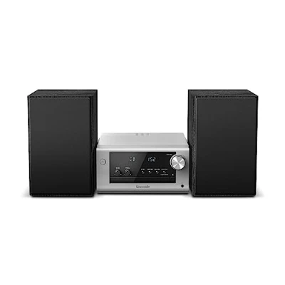 Imagen de Panasonic SC PM702EG S Neat Sistema estéreo Compacto de Alta fidelidad con CD, Radio Dab+/FM, USB y Bluetooth, Altavoces 80 W, Control Graves, Plateado.