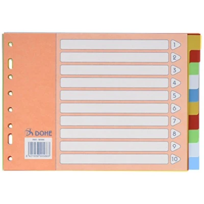 Imagen de Dohe Basic Índice 1/4, apaisado, 10 posiciones, 5 colores