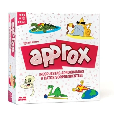 Imagen de Approx Juego de Mesa. Party Game para Poner a Prueba tu intuición. Descubre Datos Curiosos y sorprendentes en Este Cartas Amigos Familia. 2 6 Jugadores, Edad 8+