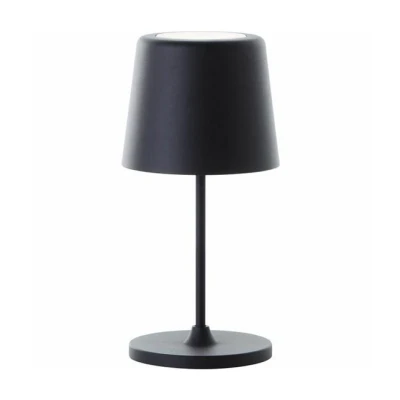 Imagen de Brilliant Kaami lámpara de mesa LED recargable, atenuable negro mate