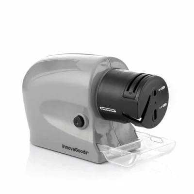 Imagen de InnovaGoods Afilador de cuchillos eléctrico multiusos 6 en 1 Esharp Gris