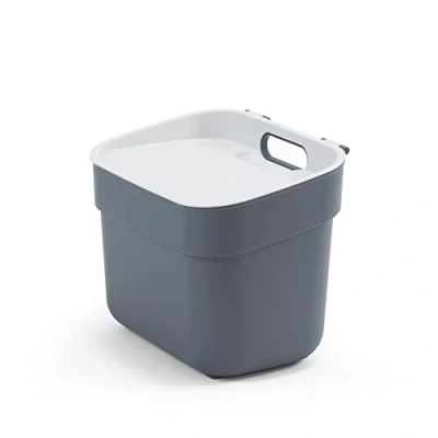 Imagen de CURVER Ready to Collect Cubo de basura reciclaje 5 L, color gris oscuro