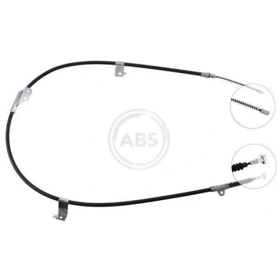 Imagen de A.B.S. K15217 Cable de Freno Mano 1620 Tambor para dirección izquierda/derecha