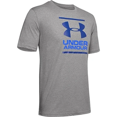 Imagen de Under Armour Foundation SS Camiseta estampada, Hombre, Talla: Small, Grey