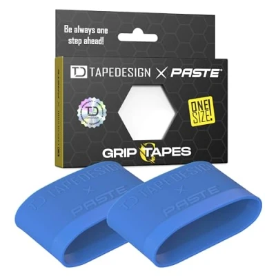 Imagen de TAPEDESIGN Espinilleras Grip Tapes de Silicona, fútbol Hombres Mujeres Azul Soporte para Calcetines
