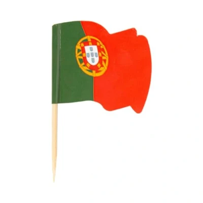 Imagen de García de Pou 189.7 Banderitas Portugal, 4 x 2.5 6.5 Cm, Set 144, Multicolor