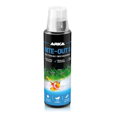 Imagen de MICROBE LIFT Nite out II Bacterias para Principiantes aptas acuarios de Agua Dulce y Salada, su Acuario estará Listo los Peces en un Abrir Cerrar Ojos