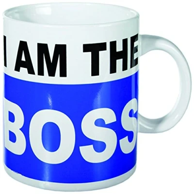 Imagen de Taza XL/Impreso I Am The Boss/Material : Porcelana/Tamaño 15 x 12,5 cm