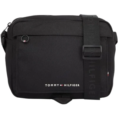 Imagen de Tommy Hilfiger MINI Messenger Bandolera, Hombre, Talla: One Size, Black