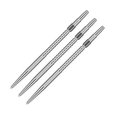 Imagen de Target Darts Swiss Points, Puntas para Dardos Fire Point (Juego de 3 Puntas) 26MM, Plateadas Cambio, Accesorios Profesionales