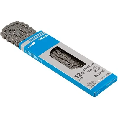 Imagen de SHIMANO Cadena MTB DEORE M6100 12V x 126 Eslabones + QUICKLINK, Unisex Adult, siliver, Taille Unique
