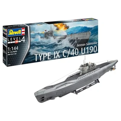 Imagen de Revell Maqueta German Submarine Type IX C/40 (U190)