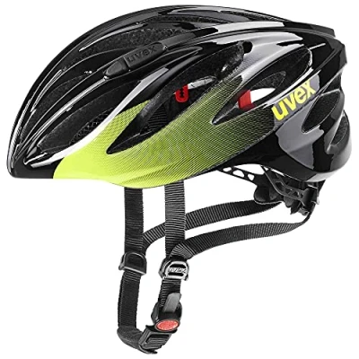 Imagen de uvex boss race, casco Performance seguro unisex, ajuste de talla individualizado, ventilación optimizada, lime, anthrazit, 52 56 cm