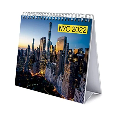 Imagen de Grupo Erik Calendario escritorio Deluxe 2022 Nueva York sobremesa ciudades │ mesa anual oficina