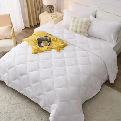 Imagen de WAVVE Edredón Relleno Nórdico para Cama 105/120, de Fibra 270gr/m², Ligero, Suave, Transpirable Otoño e Invierno (200x200 cm)