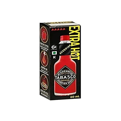 Imagen de TABASCO® Scorpion Sauce (60ml) La salsa más picante disponible de Tabasco. Para los amantes del y las aventuras esta es vuestra compra!