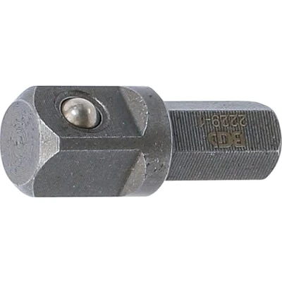 Imagen de BGS 2229 1 Adaptador de carraca para puntas hexágono exterior 8 mm (5/16&quot;) cuadrado 10 (3/8&quot;) 30